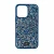 Накладка SWAROVSKI совместимая с 15 Pro со стразами Blue