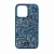 Накладка SWAROVSKI совместимая с 15 Pro со стразами Blue