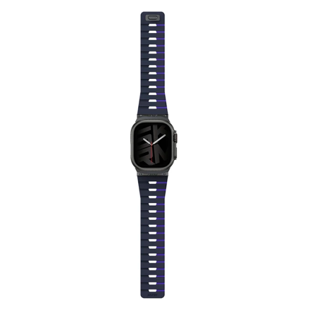 Ремешок Skinarma совместимый с Apple Watch (44/45/46/49 mm) синий/фиолетовый