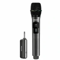 Беспроводной микрофон Philips черный