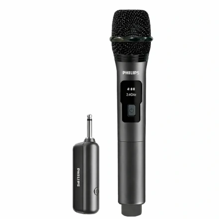 Беспроводной микрофон Philips черный