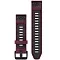 Силиконовый ремешок для Garmin Fenix 8 43mm Quickfit 20 mm (Merlot/Graphite) (010-13391-04)