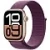 Apple Watch Series 10, 42 мм, корпус из алюминия цвета «розовое золото», спортивный ремешок петля цвета «сливовый» S/M (MWXC3)