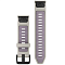 Силиконовый ремешок для Garmin Fenix 8 43mm Quickfit 20 mm (Fog Gray/Lavender) (010-13391-03)