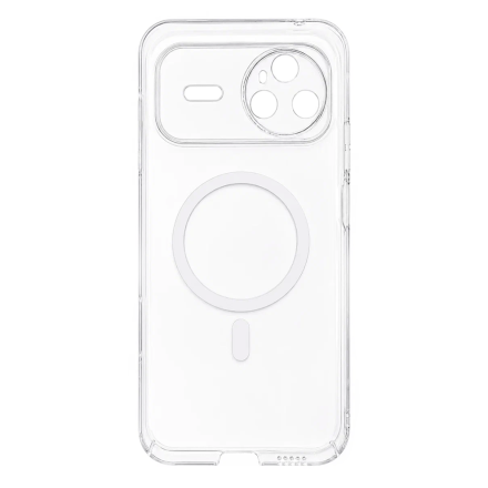Пластиковая накладка VERRATON с MagSafe совместимая с Nova 15 Pro прозрачная
