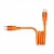 Кабель Momax Mag.Link Type-C/Type-C 100W (DC535M) 1m оранжевый