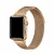 Браслет миланская петля UNIQ Dante совместимый с Apple Watch (44/45/46/49mm) сталь золото