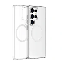 Пластиковая накладка Kzdoo IceGuard с MagSafe совместимая с Samsung S 26 Ultra прозрачная