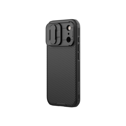 Противоударная накладка с защитой камеры Nillkin Camshield Prop Case с MagSafe совместимая с iPhone 17 Pro черная