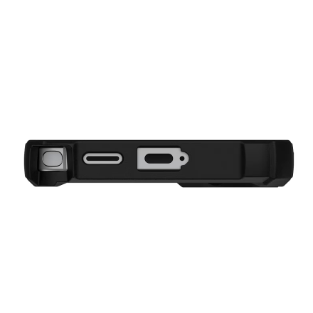 Противоударная накладка Uag Plasma XTE 360 с MagSafe совместимая с Samsung Galaxy S26 Ultra затемненная черный кант