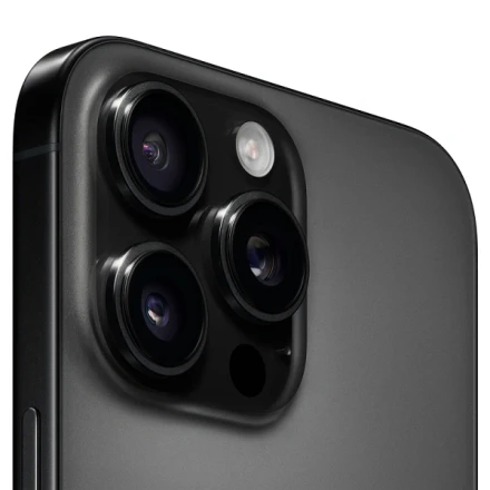 Смартфон  Apple iPhone 16 Pro Max 256Gb eSim titanium black (титановый чёрный) обмененный, без коробки (новый, не активированный, без RuStore) гарантия 1 год