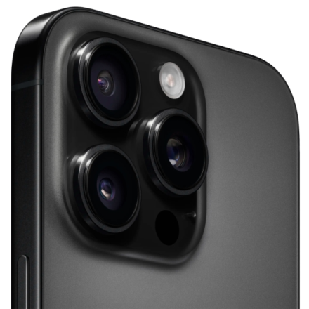 Смартфон  Apple iPhone 16 Pro 128GB nano SIM + eSim black titanium (титановый чёрный) обмененный, без коробки (новый, не активированный, без RuStore) гарантия 1 год