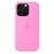 Накладка Silicone Case с MagSafe совместимая с iPhone 16 Pro Max розовая LB