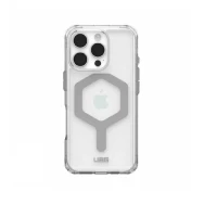 Противоударная накладка Uag Plyo с MagSafe (серебро) совместимая с iPhone 16 Pro прозрачная
