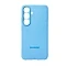 Накладка Silicone Case совместимая с Samsung S25/S24 голубая MG