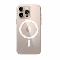Противоударная накладка Clear Case с MagSafe совместимая с iPhone 15 Pro прозрачная TK