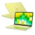 Пластиковый чехол Hard Shell Case для Macbook Neo13" (A18 Pro) прозрачно-салатовая