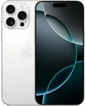 Смартфон  Apple iPhone 16 Pro Max 256Gb eSim titanium white (титановый белый) обмененный, без коробки (новый, не активированный, без RuStore) гарантия 1 год