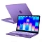 Пластиковый чехол Hard Shell Case для Macbook Neo13" (A18 Pro) прозрачно-фиолетовая