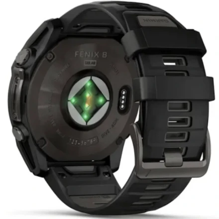 Умные часы  Умные часы Garmin Fenix 8 51 mm Solar Sapphire черный (010-02907-70)