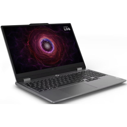 Ноутбук  15.6" Ноутбук Lenovo LOQ 15ARP9 (AMD Ryzen 5 7235HS 12/512GB NVIDIA GeForce RTX 3050) серый