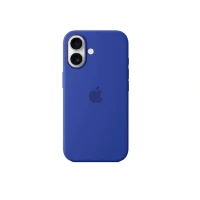 Накладка Silicone Case с MagSafe совместимая с iPhone 16 ультрамарин LB