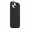 Накладка Silicone Case с MagSafe совместимая с iPhone 15 Plus черная SZ
