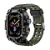 Противоударный кейс с ремешком Keephone Bassion совместимый с Apple Watch Ultra 49mm черный/зеленый
