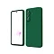 Накладка Silicone Case совместимая с Samsung A36/А37/А56 (SC) темно-зеленая