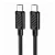 Кабель Earldom Type-C/Type-C (EC-155C) 1,2 м черный