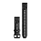 Силиконовый ремешок для Garmin Fenix 8 47mm Quickfit 20 mm (Black Silicone) (010-13392-02)