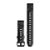Силиконовый ремешок для Garmin Fenix 8 47mm Quickfit 20 mm (Black Silicone) (010-13392-02)