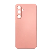 Накладка Silicone Case совместимая с Samsung S25 Plus/S24 Plus нюдовая (SC)