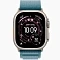 Apple Watch Ultra 3 (2025) GPS + Cellular, 49 мм, корпус из натурального титана, ремешок Alpine (L) цвета light blue (голубой) MEWP4