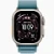 Apple Watch Ultra 3 (2025) GPS + Cellular, 49 мм, корпус из натурального титана, ремешок Alpine (L) цвета light blue (голубой) MEWP4