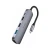 USB-концентратор HOCO HB27 5 Гнезд PD, USB3.0, 2USB2.0, HDMI, 4К серый
