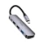 USB-концентратор HOCO HB27 5 Гнезд PD, USB3.0, 2USB2.0, HDMI, 4К серый