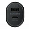 Автомобильное зарядное устройство Samsung Super Fast Charging 2.0 + кабель Type-C (45W&15W) черное LB
