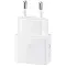Сетевое зарядное устройство + кабель Type-C/Type-C Samsung (EP-T2510XBEGRU) USB-C 25W белое EAC