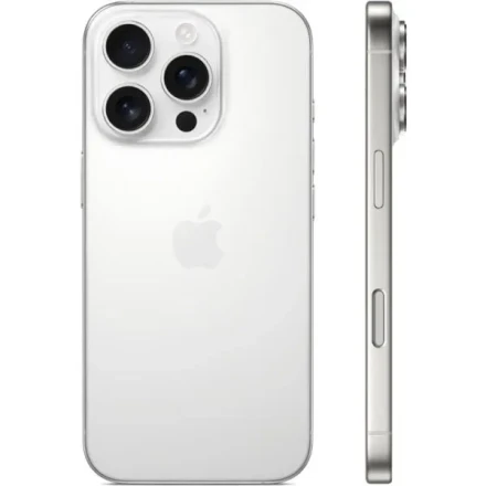Смартфон  Apple iPhone 16 Pro 128GB nano SIM + eSim white titanium (титановый белый) обмененный, без коробки (новый, не активированный, без RuStore) гарантия 1 год
