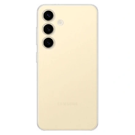 Силиконовая накладка Partner совместимая с Samsung S25 Plus/S24 Plus прозрачная