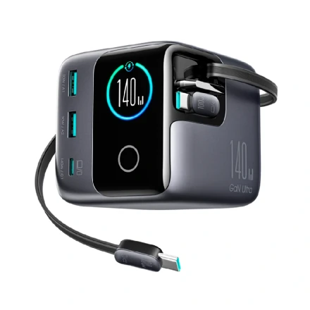 Сетевая зарядная станция Joyroom (JR-TRD01) 5-Potr 140W серая