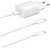 Сетевое зарядное устройство + кабель Samsung 45W Type-C/Type-C (EP-T4511XWEGEU) белый LB
