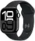 Apple Watch Series 10 42 мм Aluminium with Sport Band (M/L) black (черный глянец)  MWWF3