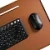 Коврик для компьютерной мыши MIIIW Oversized Leather Cork Mouse Brown (коричневая)