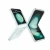 Силиконовая накладка PIBLUE Protective Shell с MagSafe совместимый с Samsung Z Flip6/Flip 7FE прозрачная