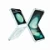 Силиконовая накладка PIBLUE Protective Shell с MagSafe совместимый с Samsung Z Flip6/Flip 7FE прозрачная