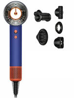Фен  Фен Dyson Supersonic HD16 Nural vinca blue/topaz orange (сине-оранжевый) с диффузором