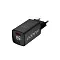 Сетевой блок Maxvi LED 33W USB-C/USB-A черный