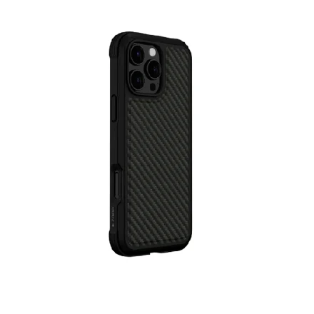 Пластиковая накладка Kzdoo Mag Mars совместимая с iPhone 16 Pro черная